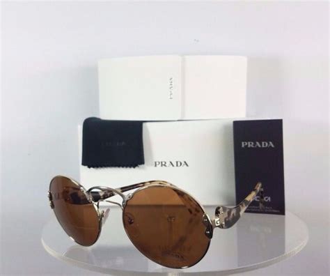 prada spr 55t|AUTHENTIC Prada Wanderer Round SPR 55T Sunglasses.